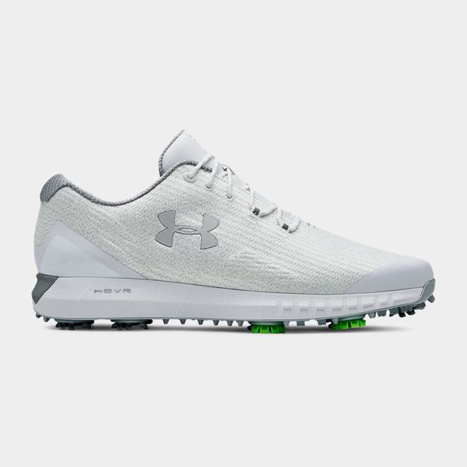 Under Armour HOVR Drive Woven - Panske Golfove Topanky - Biele/Metal Strieborne